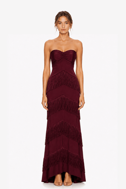 Vestido Sasha Burdeos