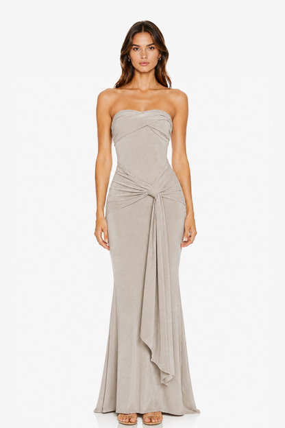 Vestido Vanessa Champán