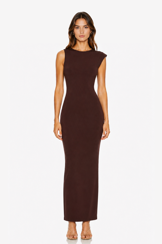 Vestido Mara Café