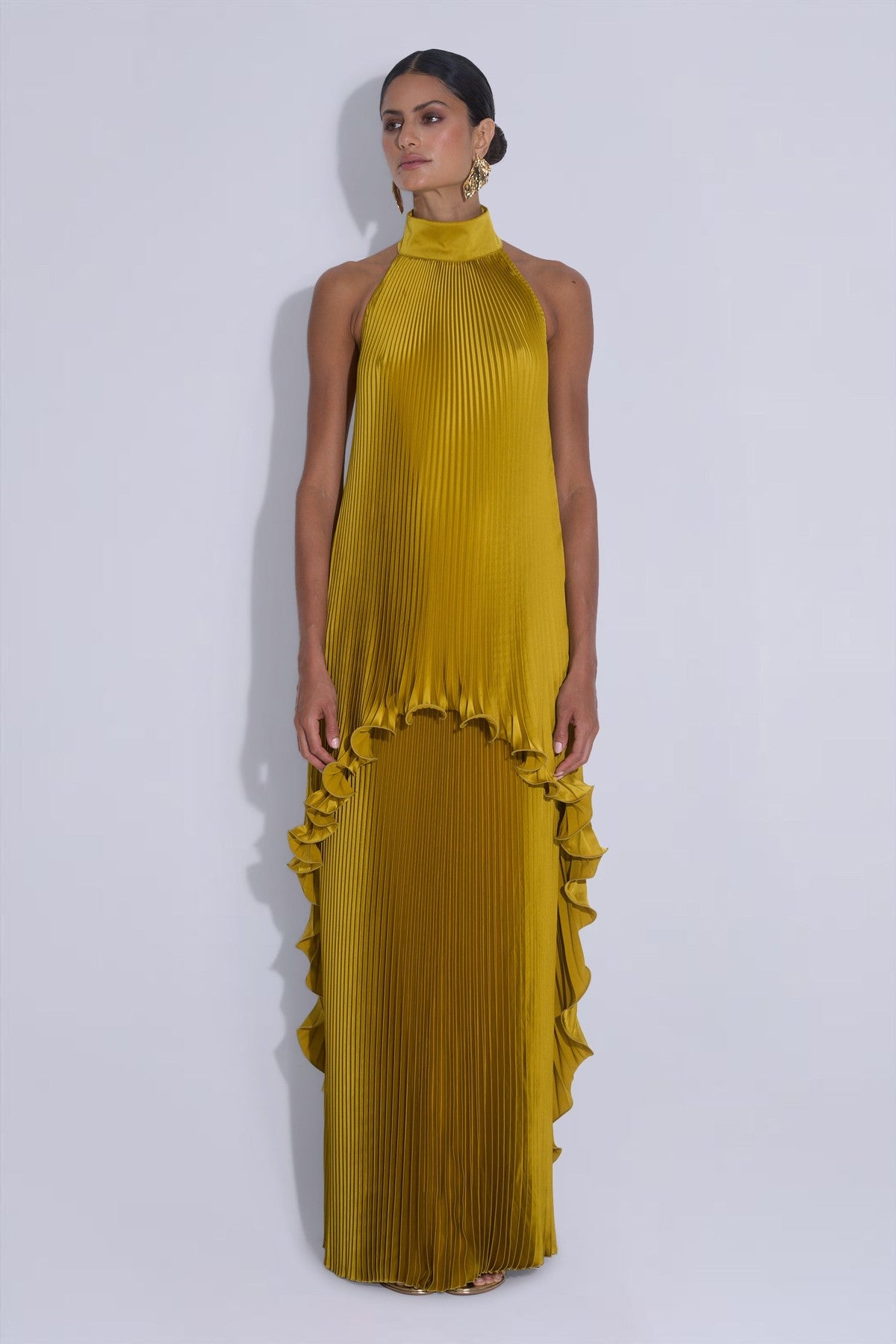 Conjunto Mini & Falda Gala Chartreuse