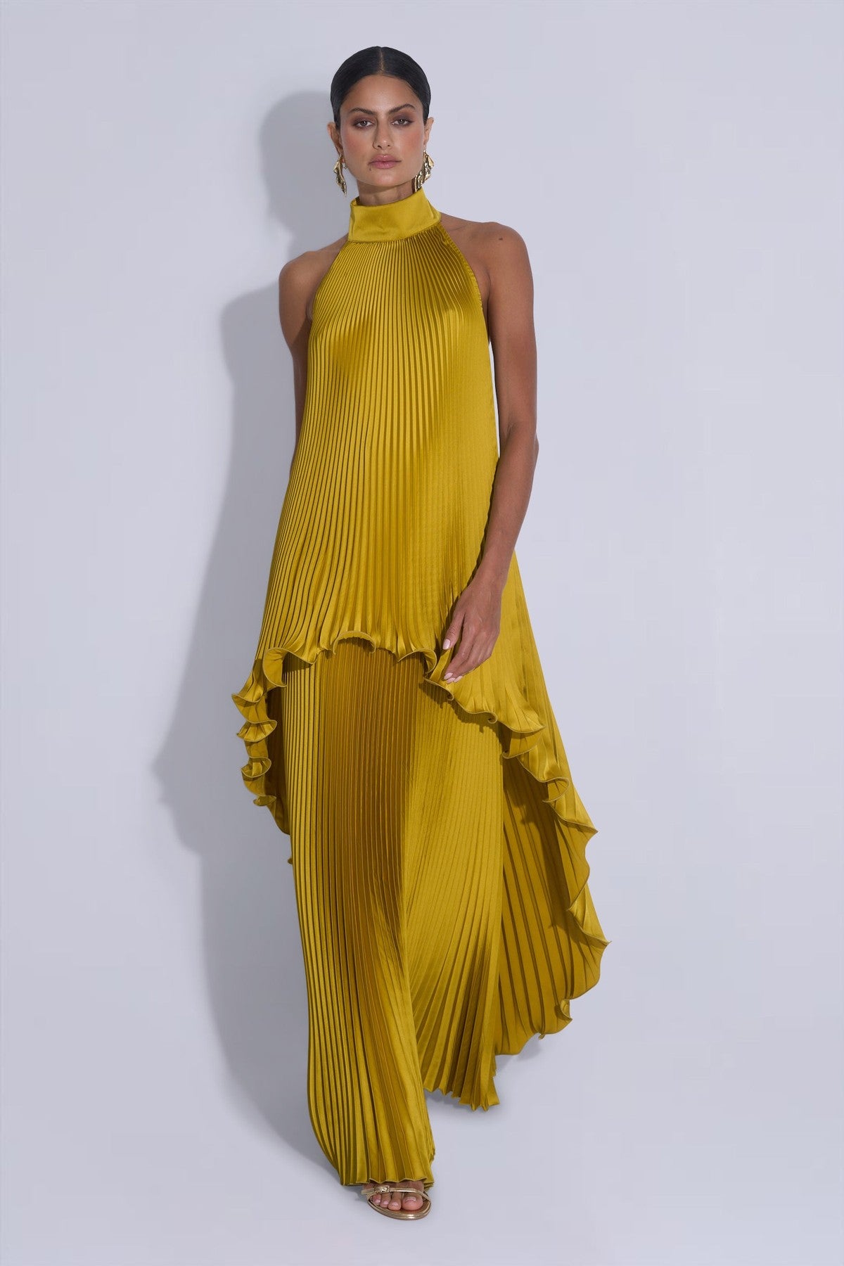 Conjunto Mini & Falda Gala Chartreuse