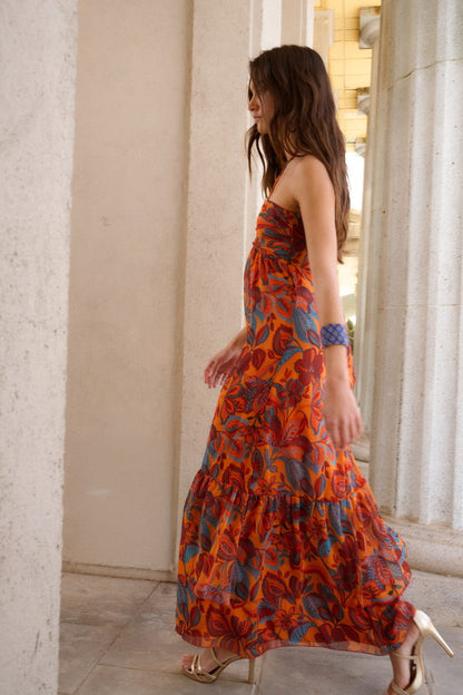 Vestido Sophia Naranja