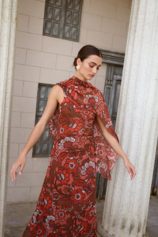 Vestido Nectar Coral