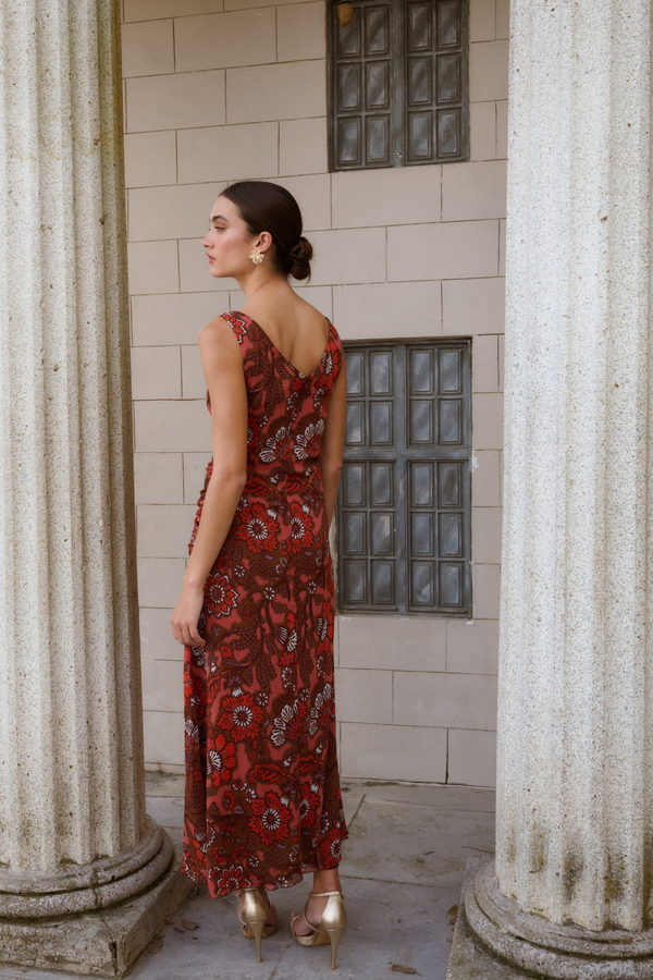 Vestido Nectar Coral