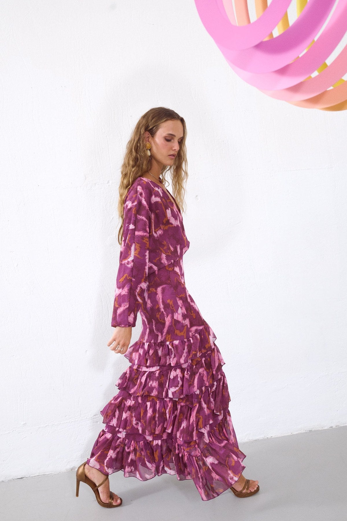 Vestido Taracea Buganvilla