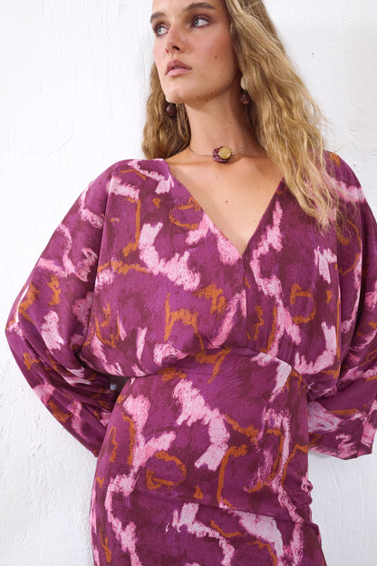 Vestido Taracea Buganvilla