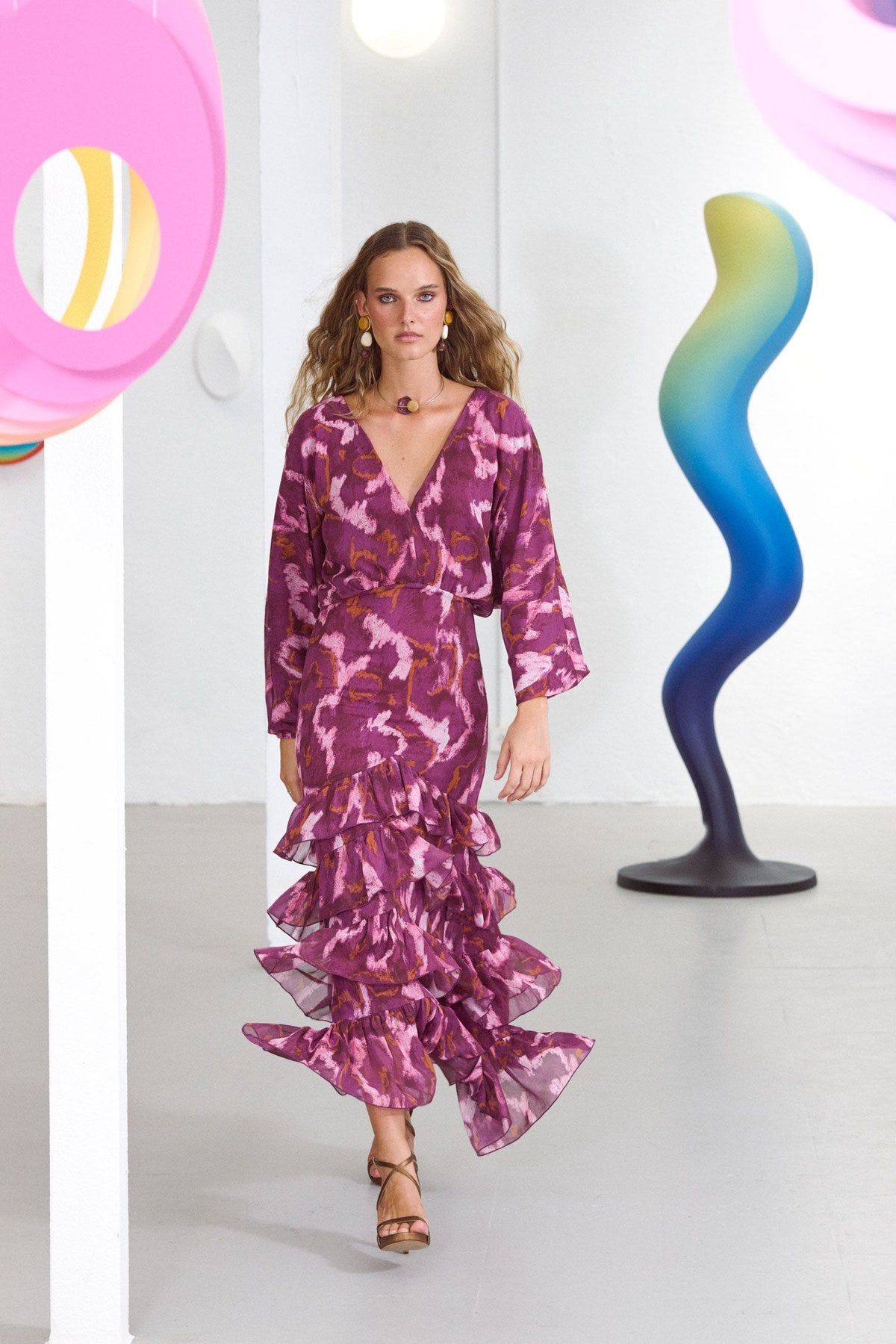 Vestido Taracea Buganvilla