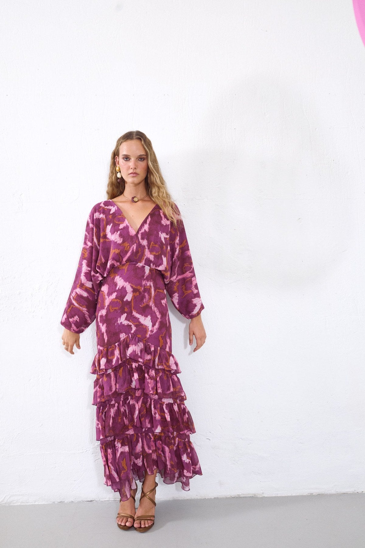 Vestido Taracea Buganvilla