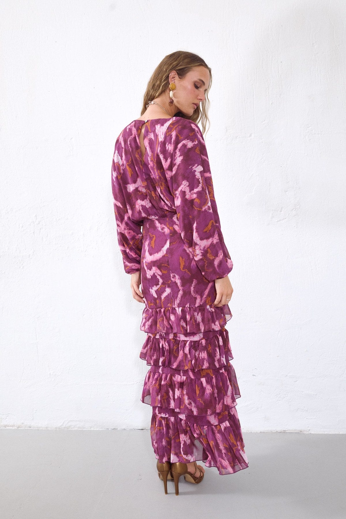 Vestido Taracea Buganvilla