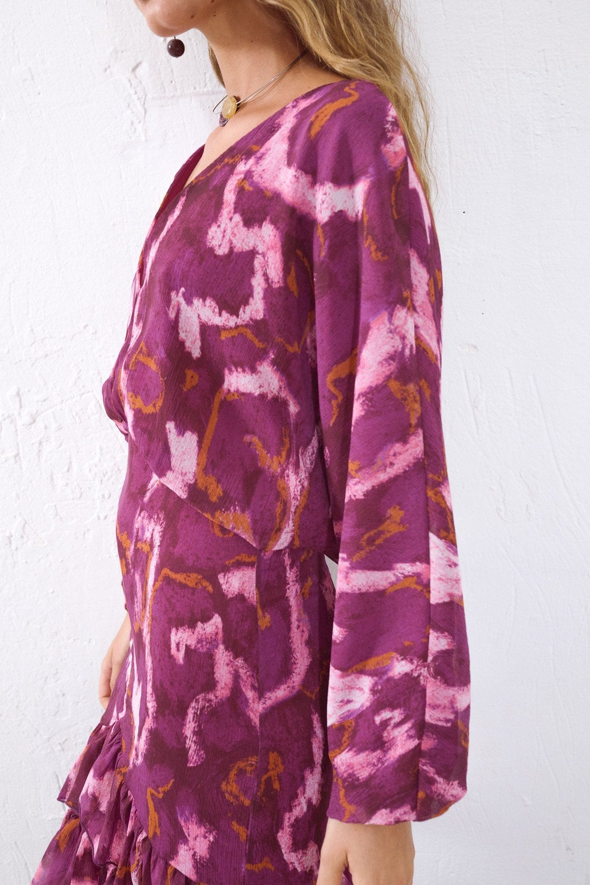 Vestido Taracea Buganvilla