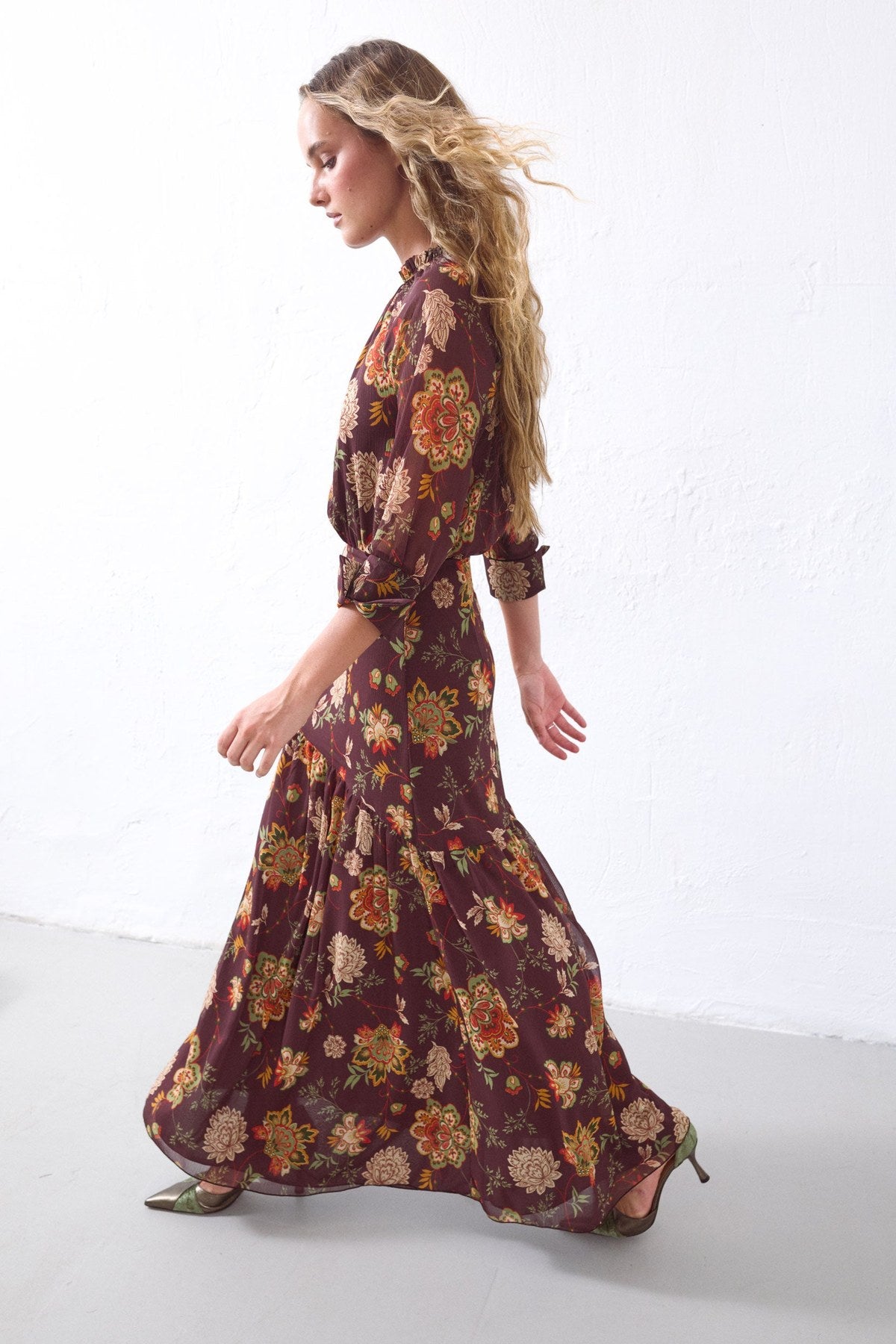 Vestido Matiz Berenjena