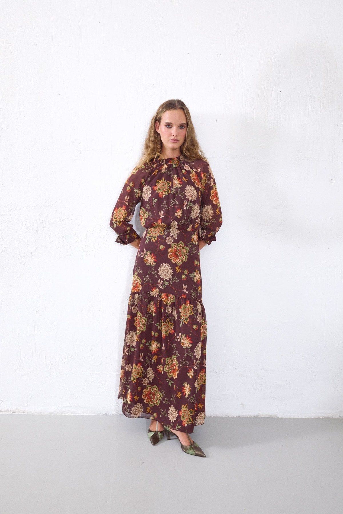 Vestido Matiz Berenjena