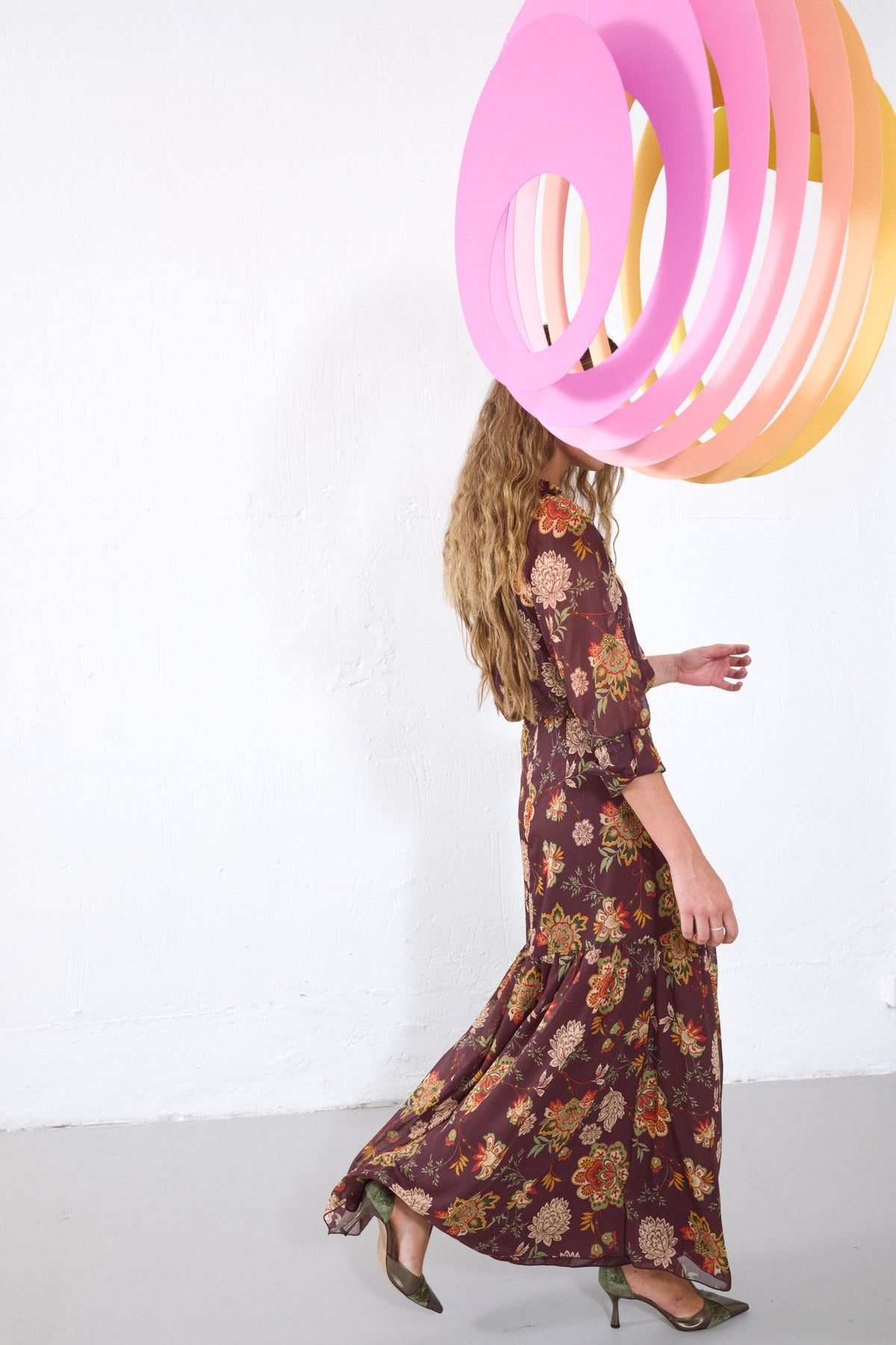 Vestido Matiz Berenjena
