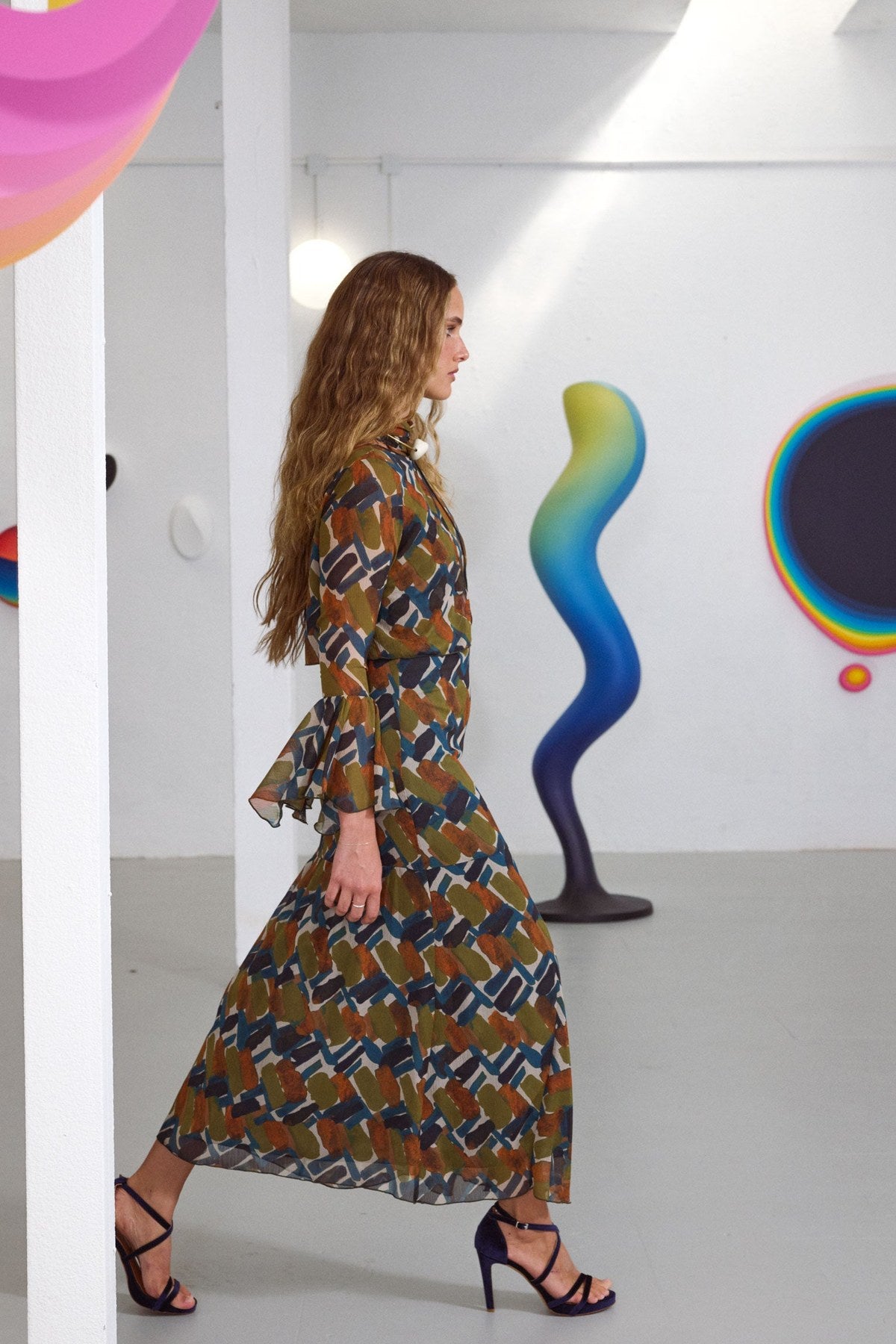 Vestido Prisma Verde