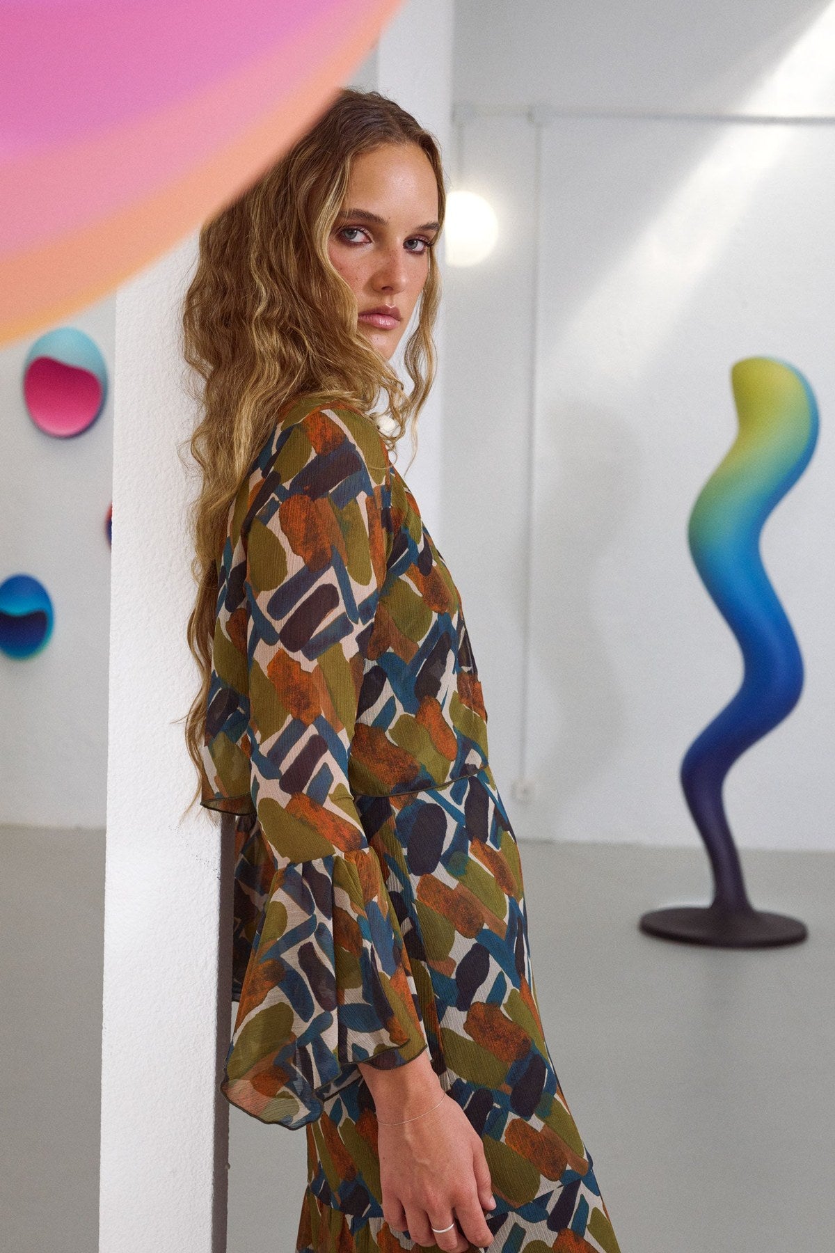 Vestido Prisma Verde