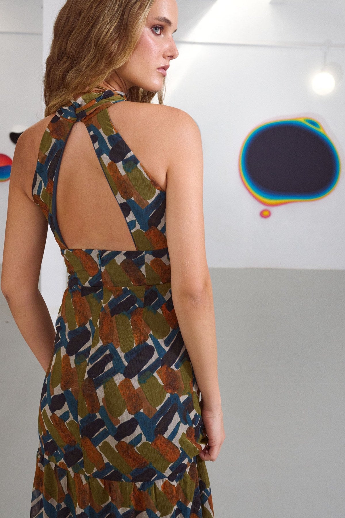 Vestido Prisma Verde