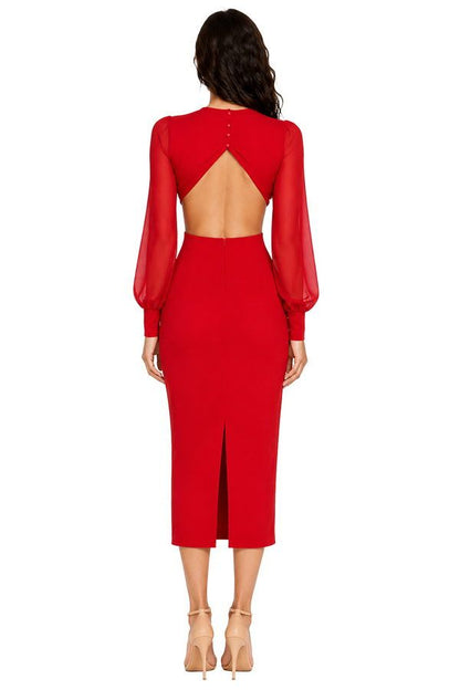 Vestido Monica Rojo