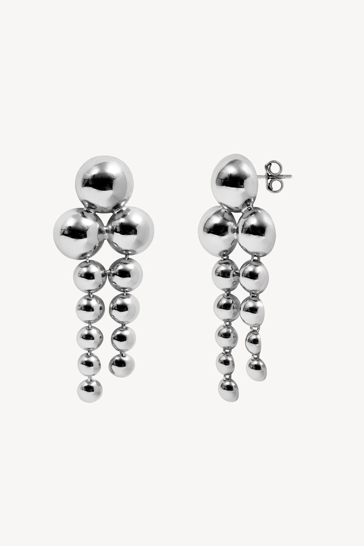 Pendientes Niagara Plata