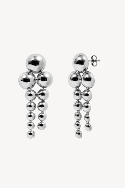 Pendientes Niagara Plata