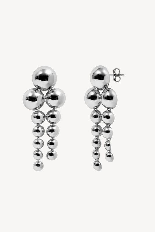 Pendientes Niagara Plata