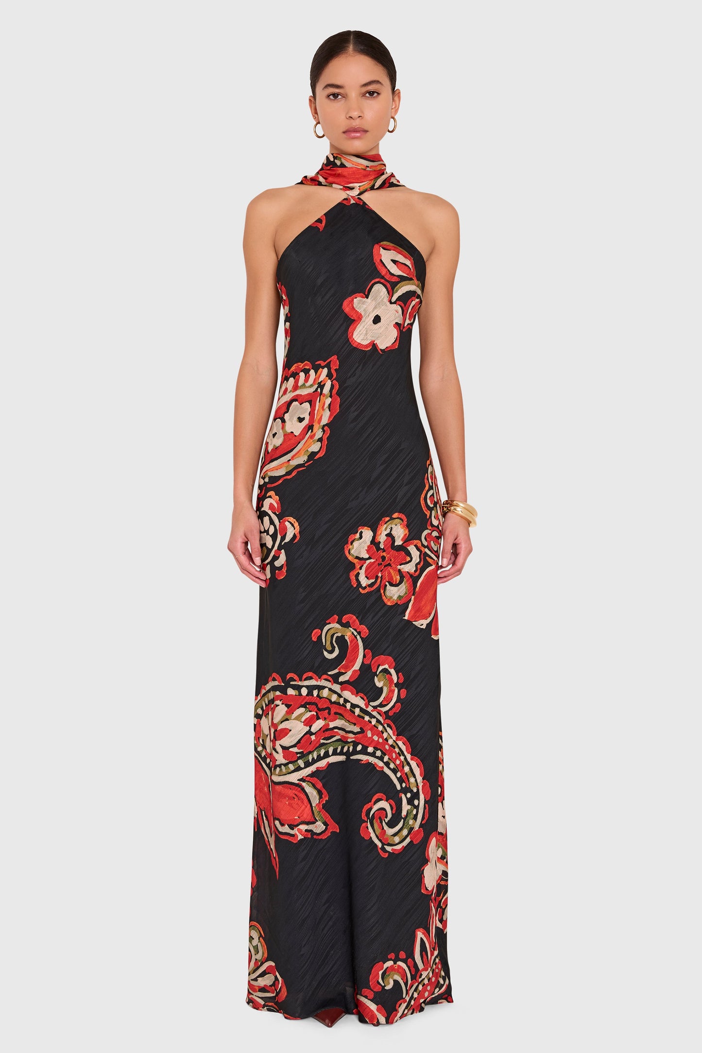 Vestido Maxi Ashton Estampado Kiara - Amanda Uprichard