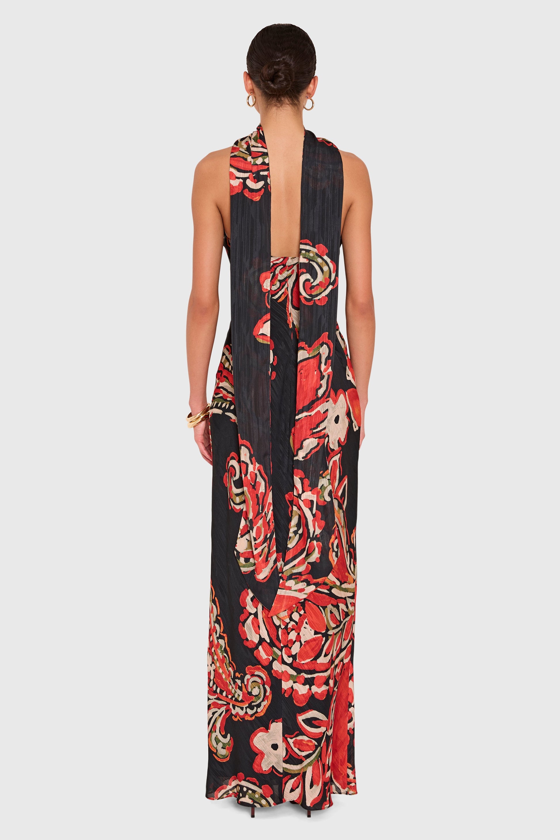 Vestido Maxi Ashton Estampado Kiara - Amanda Uprichard