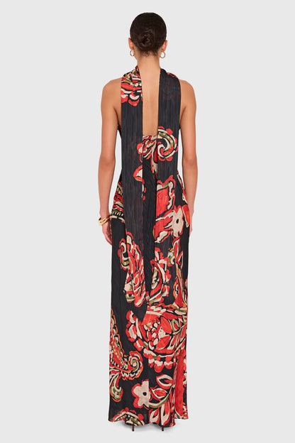Vestido Maxi Ashton Estampado Kiara - Amanda Uprichard