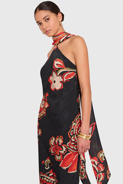 Vestido Maxi Ashton Estampado Kiara - Amanda Uprichard