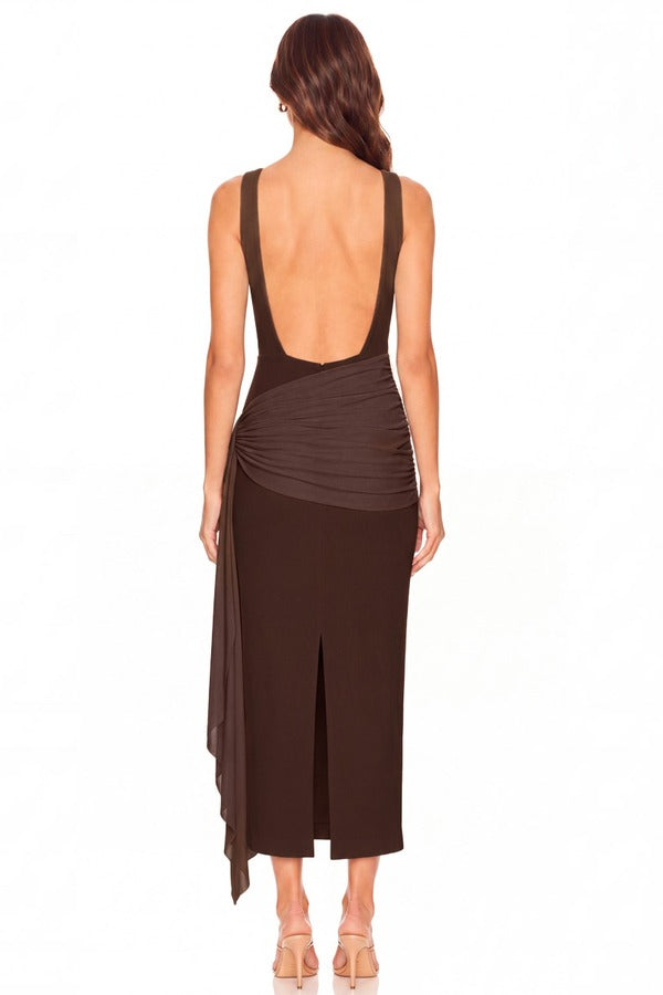 Vestido Nuvie Marrón
