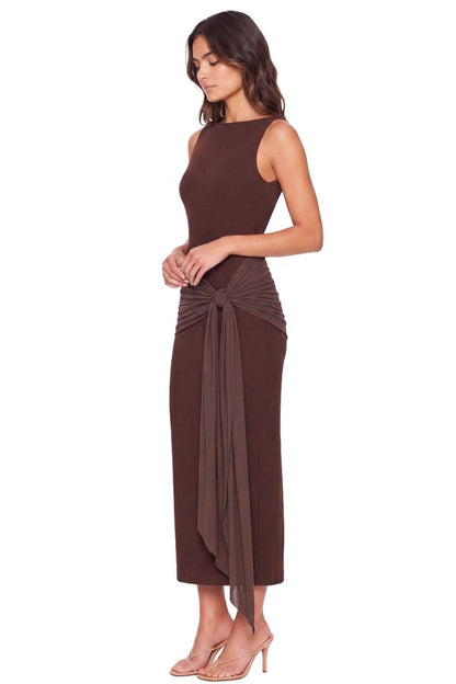 Vestido Nuvie Marrón