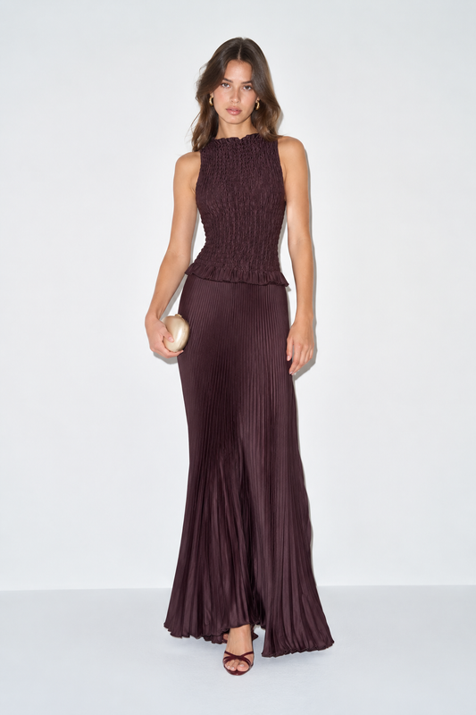 Vestido Bowery Mahogany