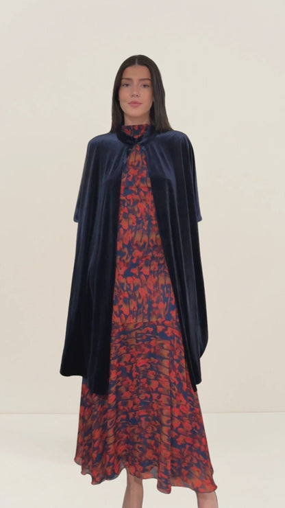 Capa Lizzie Poncho Terciopelo