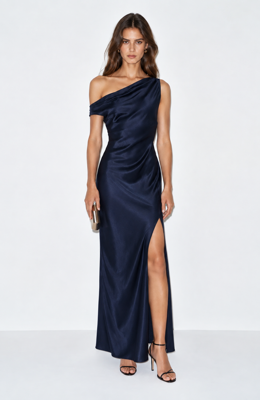 Vestido Santana Azul Marino – vista frontal