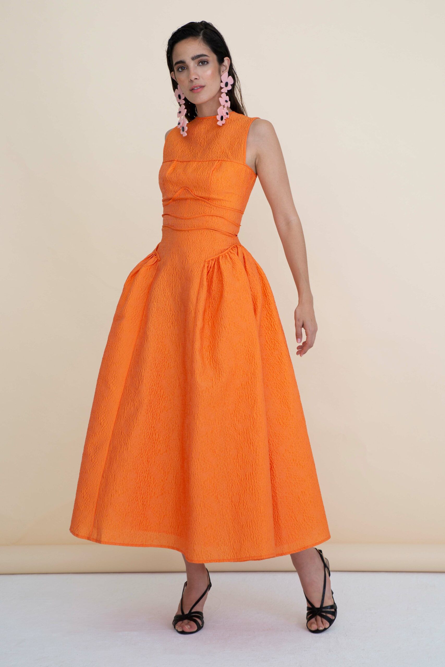 sophia-vestido-midi-naranja-corset-rachel.gilbert