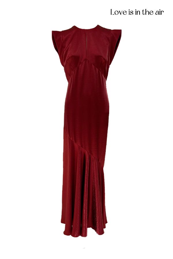philosophy-vestido-largo-saten-rojo