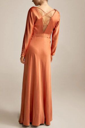 pedro-del-hierro-vestido-naranja-2