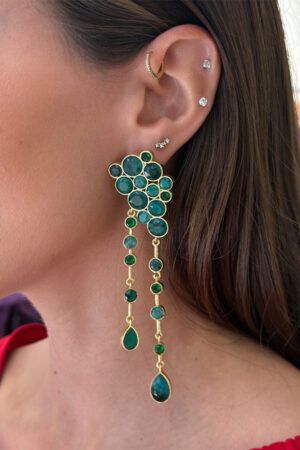 pendientes-verde