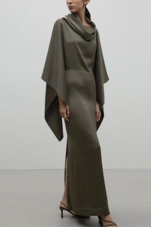 Vestido Caftán Bronce