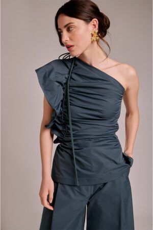 Conjunto Top y Pantalón Verde Gris