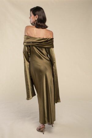 Vestido Silvana Largo Verde