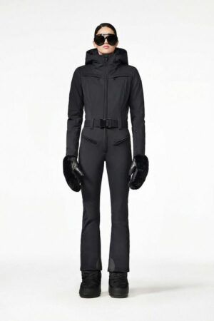 Traje de Esquí Parry con Capucha Negro