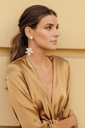 Pendientes Aleluya Blanco